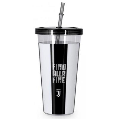 BICCHIERE ALTO CON CANNUCCIA JUVENTUS