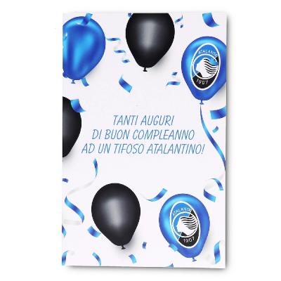 BIGLIETTO AUGURI ATALANTA