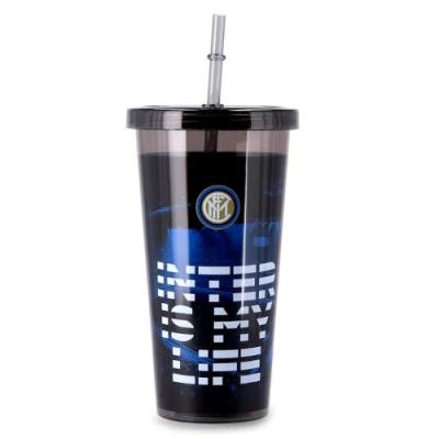 BICCHIERE ALTO CON CANNUCCIA INTER