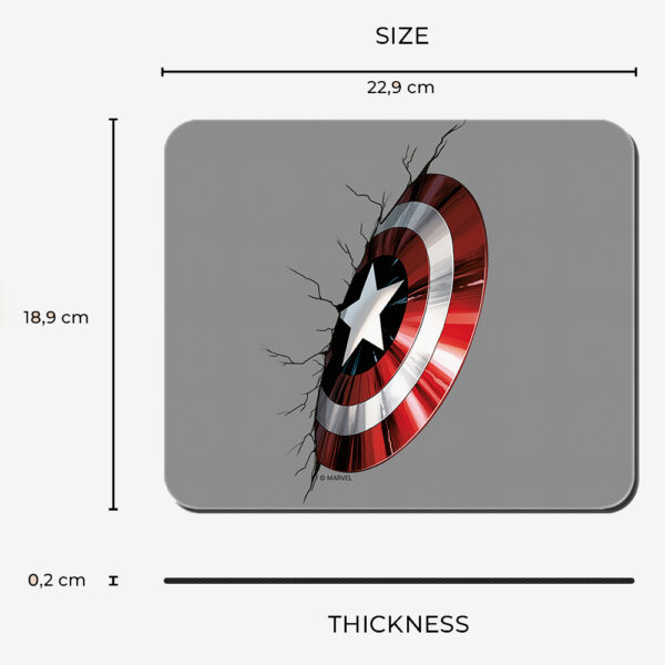 Capitan America Tappetino Mouse - immagine 2