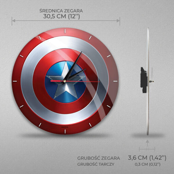 Capitan America Orologio Da Parete - immagine 7