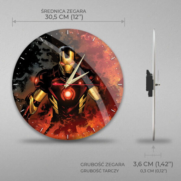 Iron Man Orologio Da Parete - immagine 2